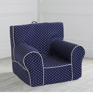 Pottery barn kids “my first anywhere chair” blue polka dot - COVER ONLY